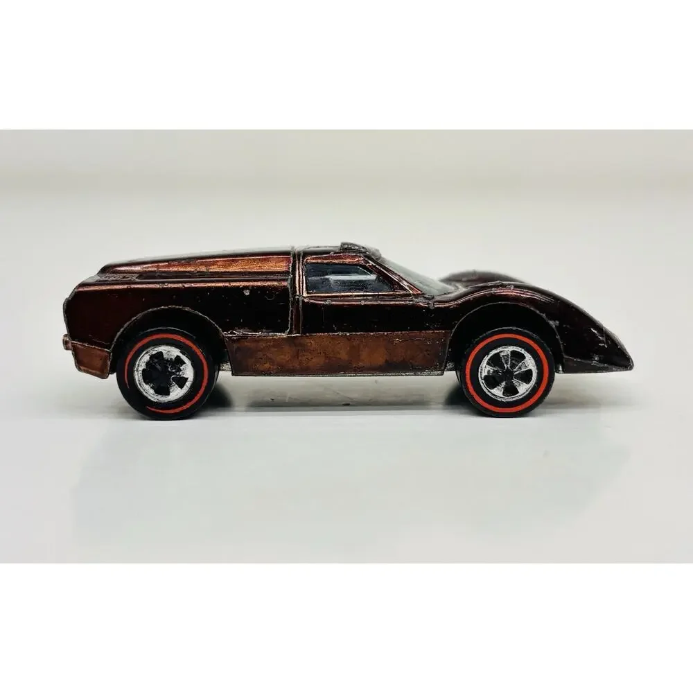 Hot Wheels Redline Ford J Car Brown US Black Interior